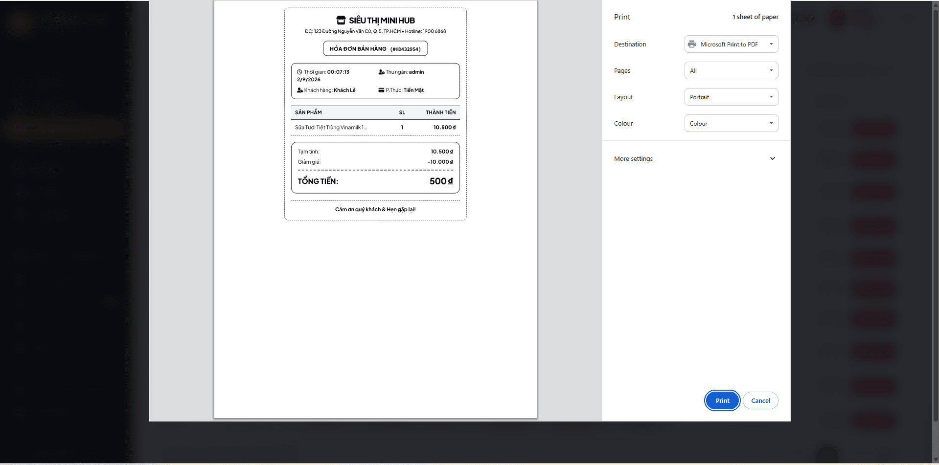 Project Java Quản Lý Siêu Thị – Source Code + MySQL + Báo Cáo + Slide - Ảnh 5