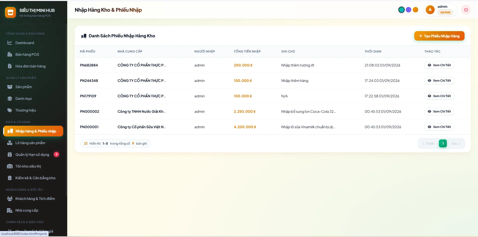Project Java Quản Lý Siêu Thị – Source Code + MySQL + Báo Cáo + Slide - Ảnh 10