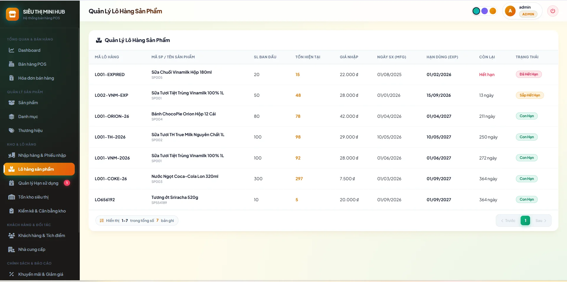 Project Java Quản Lý Siêu Thị – Source Code + MySQL + Báo Cáo + Slide - Ảnh 12