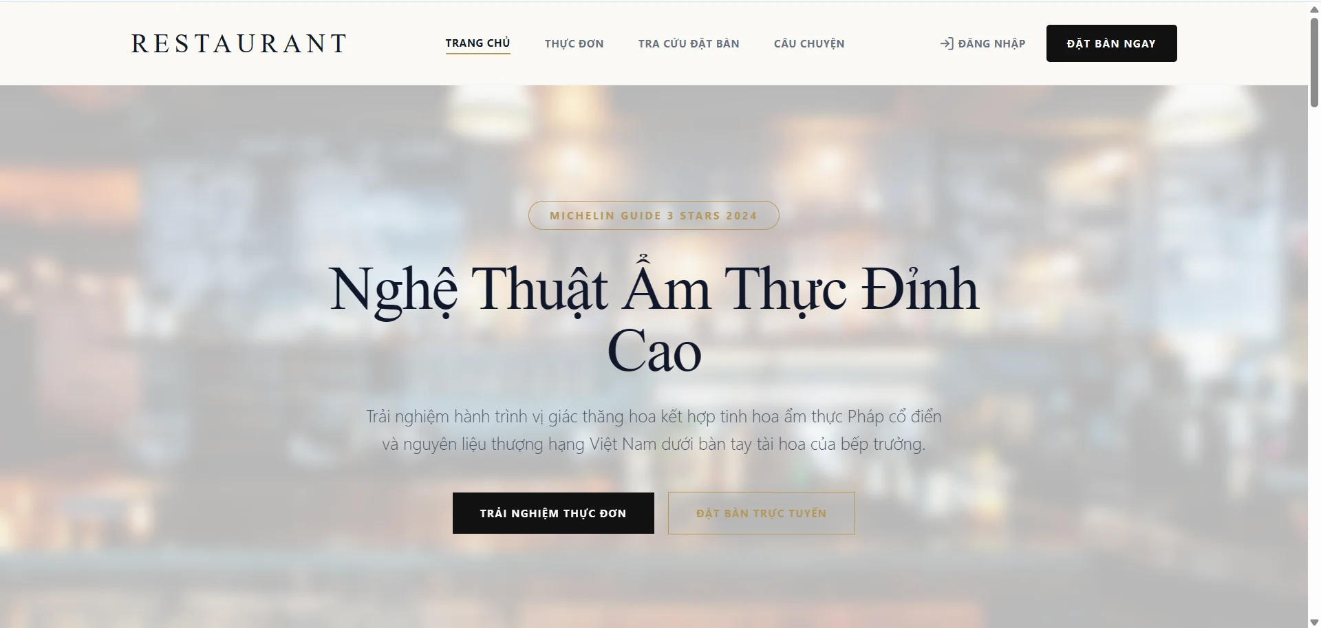Hệ thống quản lý Nhà Hàng - Ảnh 1